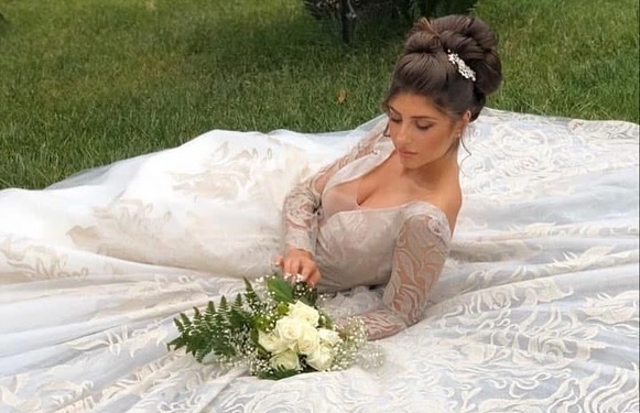 Brautstyling mit Hochsteckfrisur